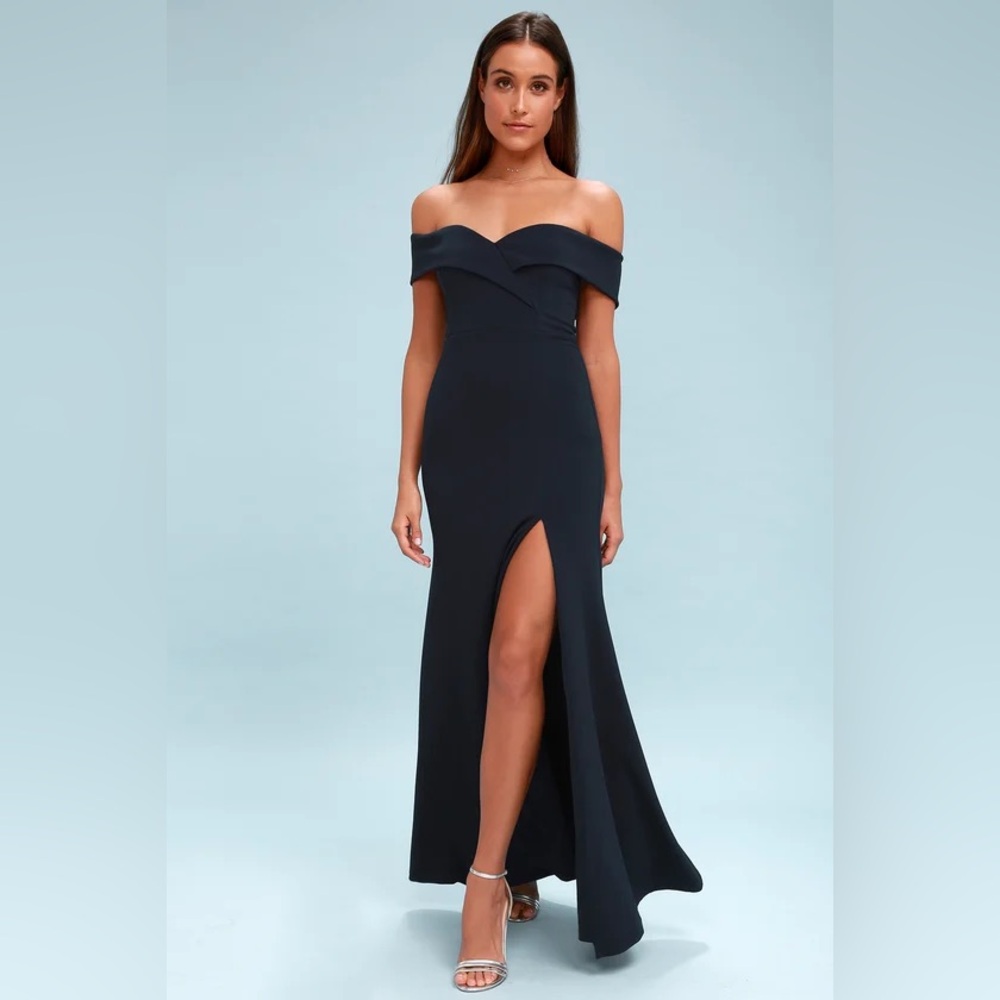 Navy blue dress